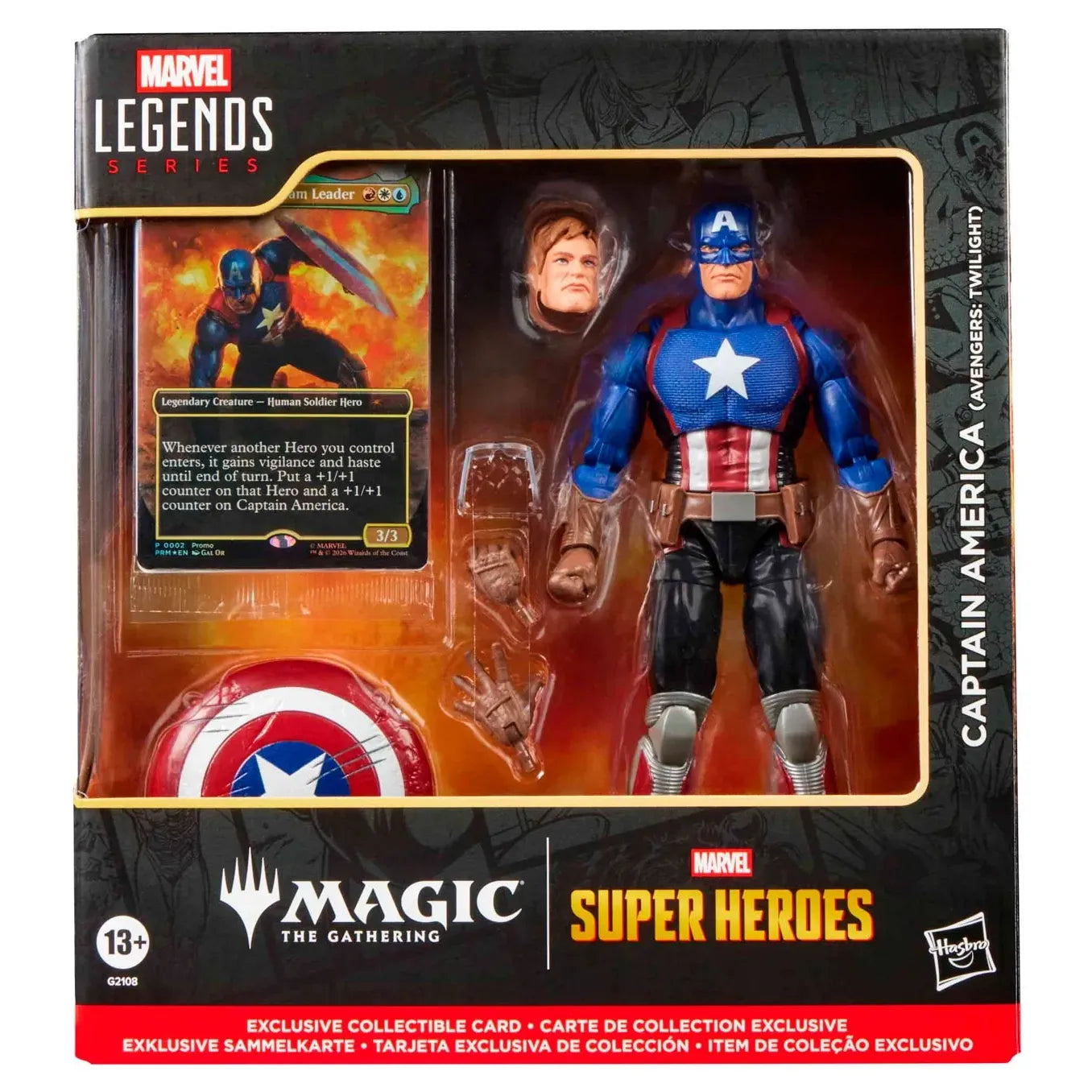 Magic the Gathering Marvel Legends Action Figure Capitan America