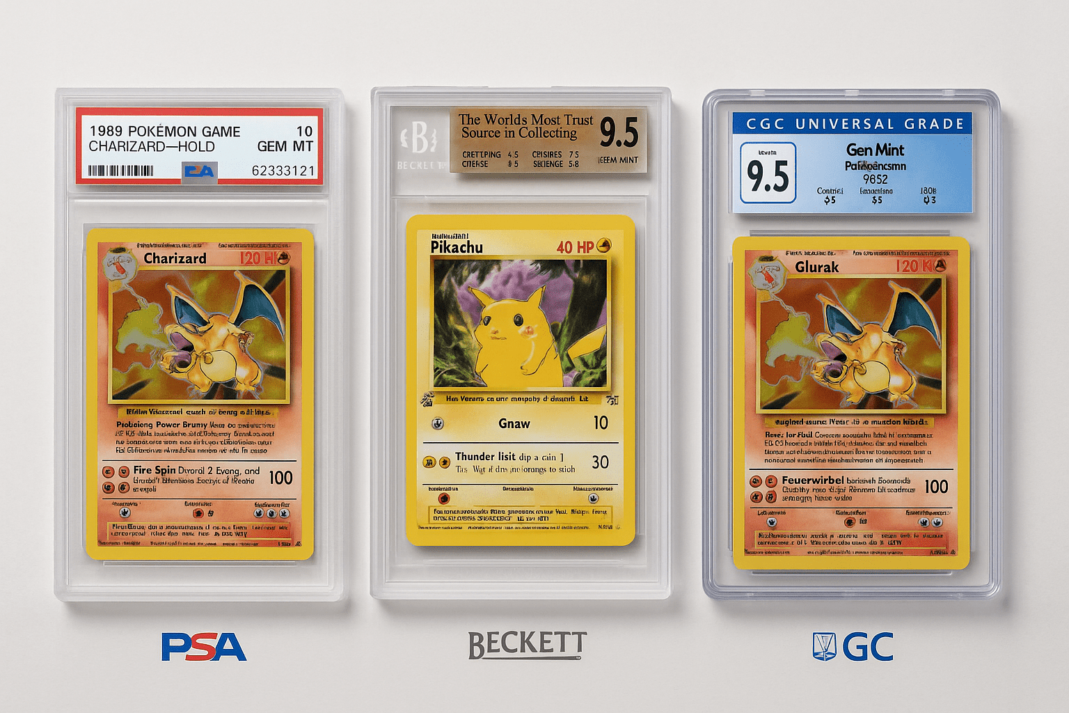 Grading explained: PSA vs. Beckett vs. CGC | Pokeca.nl - Pokeca.NL Grading explained: PSA vs. Beckett vs. CGC | Pokeca.nl - Pokeca.NL