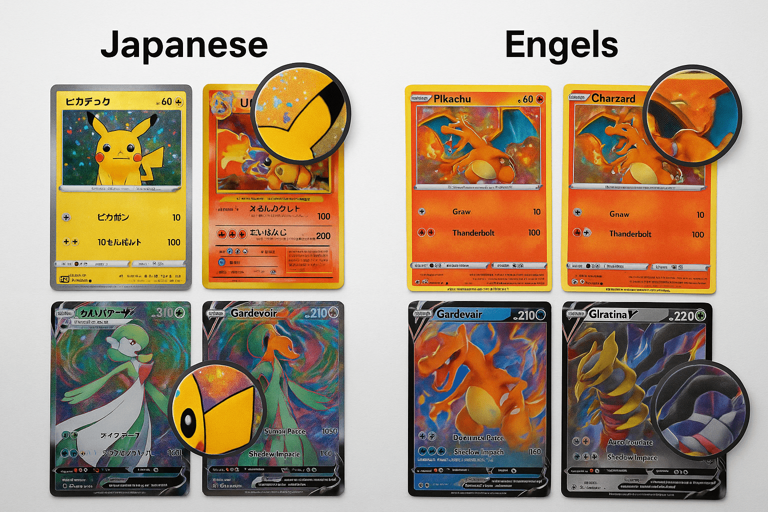 Het verschil tussen Japanse en Engelse Pokémon kaarten: welke past bij jou? - Pokeca.NL
