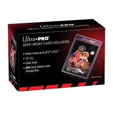 Ultra Pro Semi-Rigid Card Holders met 1/2&quot; Lip (200 stuks) - Pokeca.NL