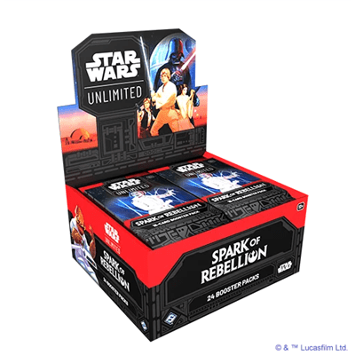 STAR WARS UNLIMITED  SPARK OF REBELLION BOOSTER BOX PRE-ORDER - Pokeca.NL