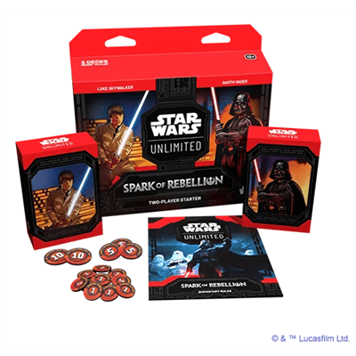 STAR WARS UNLIMITED SPARK OF REBELLION TWO-PLAYER STARTER PRE-ORDER - Pokeca.NL