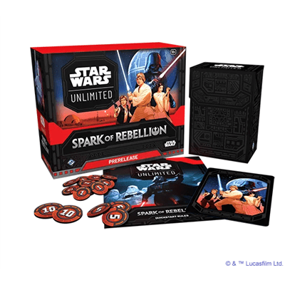 STAR WARS UNLIMITED SPARK OF REBELLION PRERELEASE BOX PRE-ORDER - Pokeca.NL