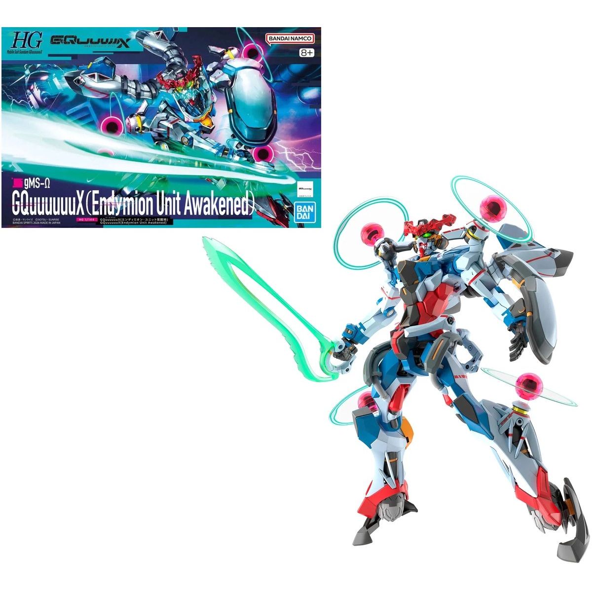 Gundam - HG 1/144 GQuuuuuuX Endymion Unit Awakened