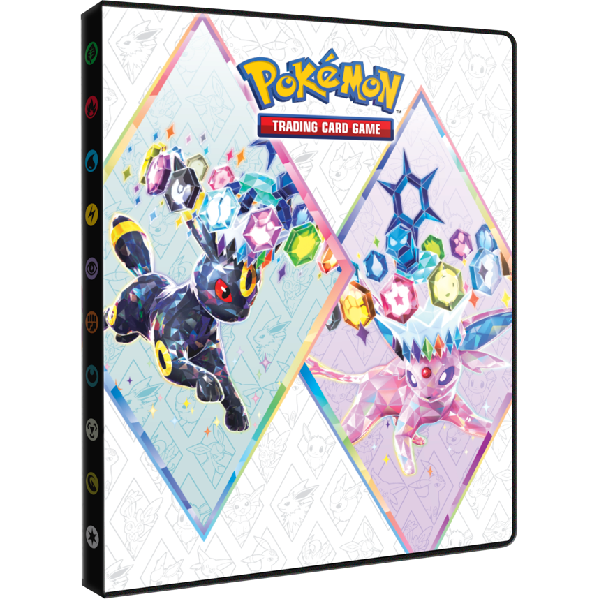 Pokémon Prismatic Evolutions 4-Pocket Ultra Pro Binder Vorbestellung