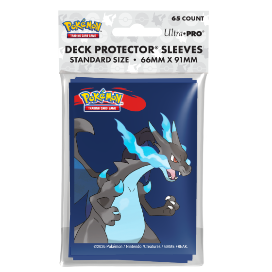 Pokémon Mega Charizard X Deck Protector Sleeves 65ct