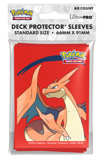 Pokémon Mega Charizard Y Deck Protector Sleeves 65ct