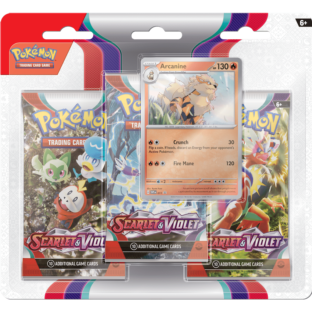 Pokémon Scarlet & Violet 3-Pack Blister - Pokeca.NL