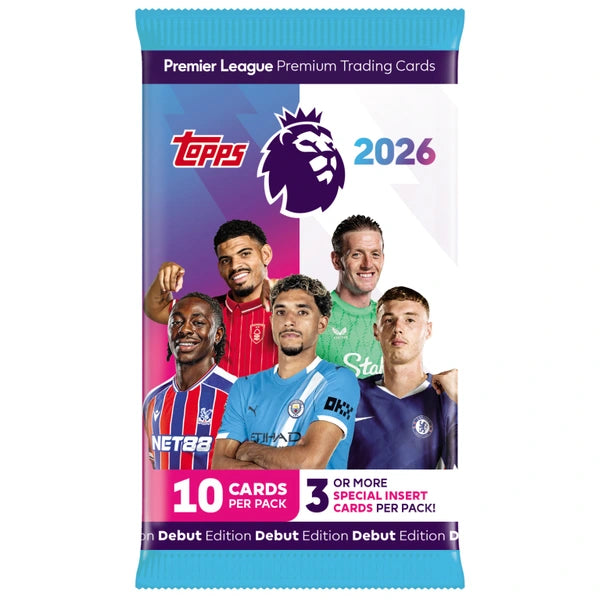 Topps Premier League 2026 Debuut Edition Booster Pack