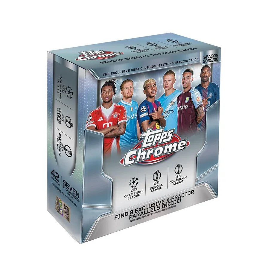 Topps Chrome UCC Mega Box 2025-26 - Pokeca.NL
