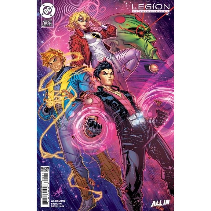 LEGION OF SUPER-HEROES #2 CVR B JONBOY MEYERS CARD STOCK VAR