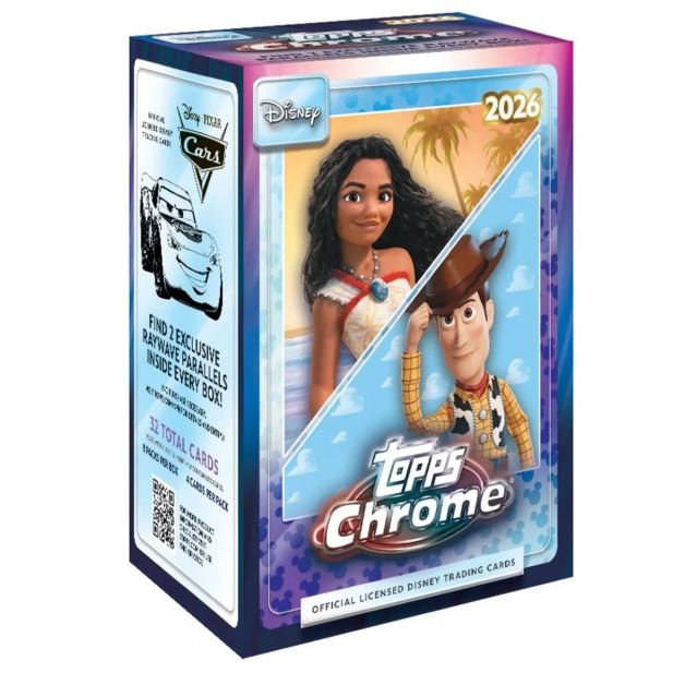Topps Chrome Disney 2026 Value Box - Pokeca.NL