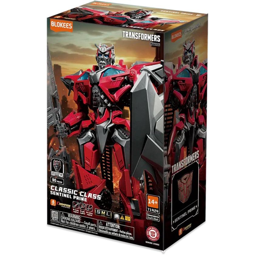Transformers - Kit de modelo Blokees Sentinel Prime