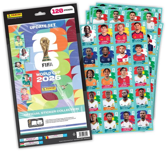 Panini FIFA World Cup 2026 Sticker Collection Update Set