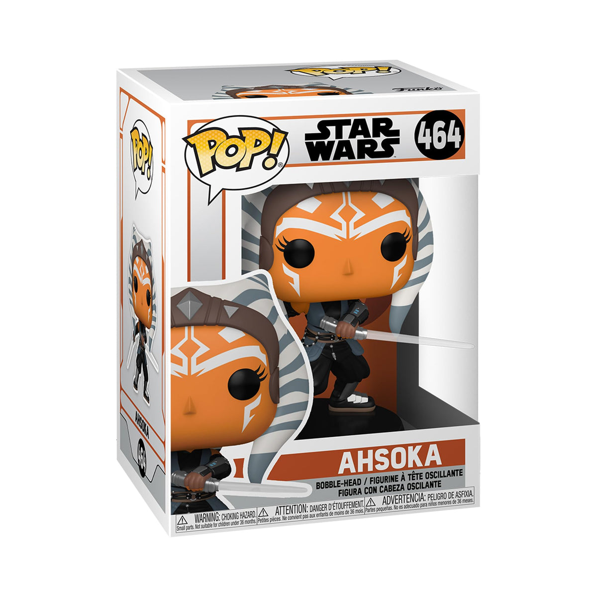 Funko POP Star Wars The Mandalorian Ahsoka con spade laser