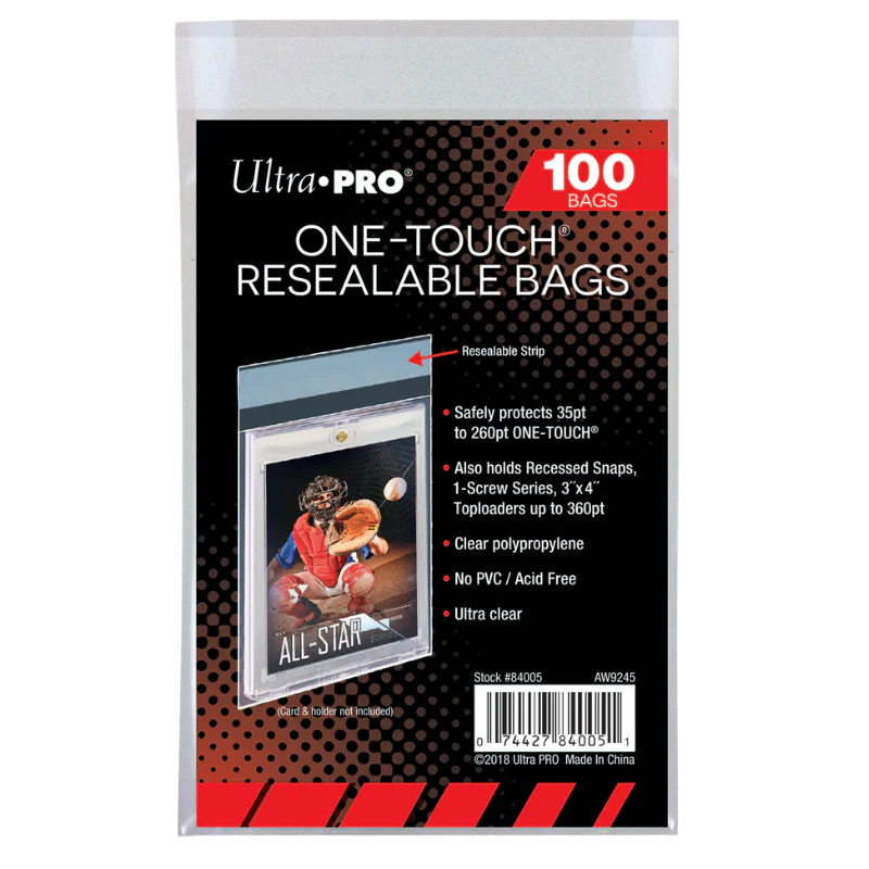 Ultra Pro One Touch Resealable Bags (100 stuks) - Pokeca.NL