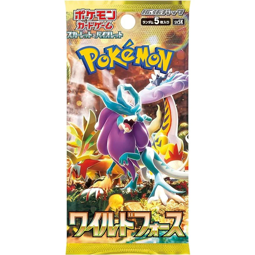 Pokémon Wild Force SV5K Booster Pack - Pokeca.NL