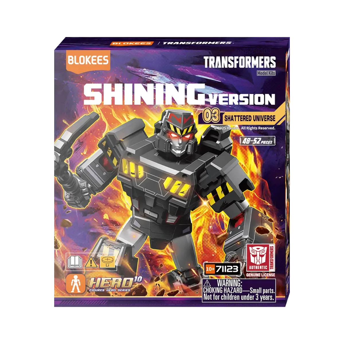 Kits de modelos Transformers Blokees Shining