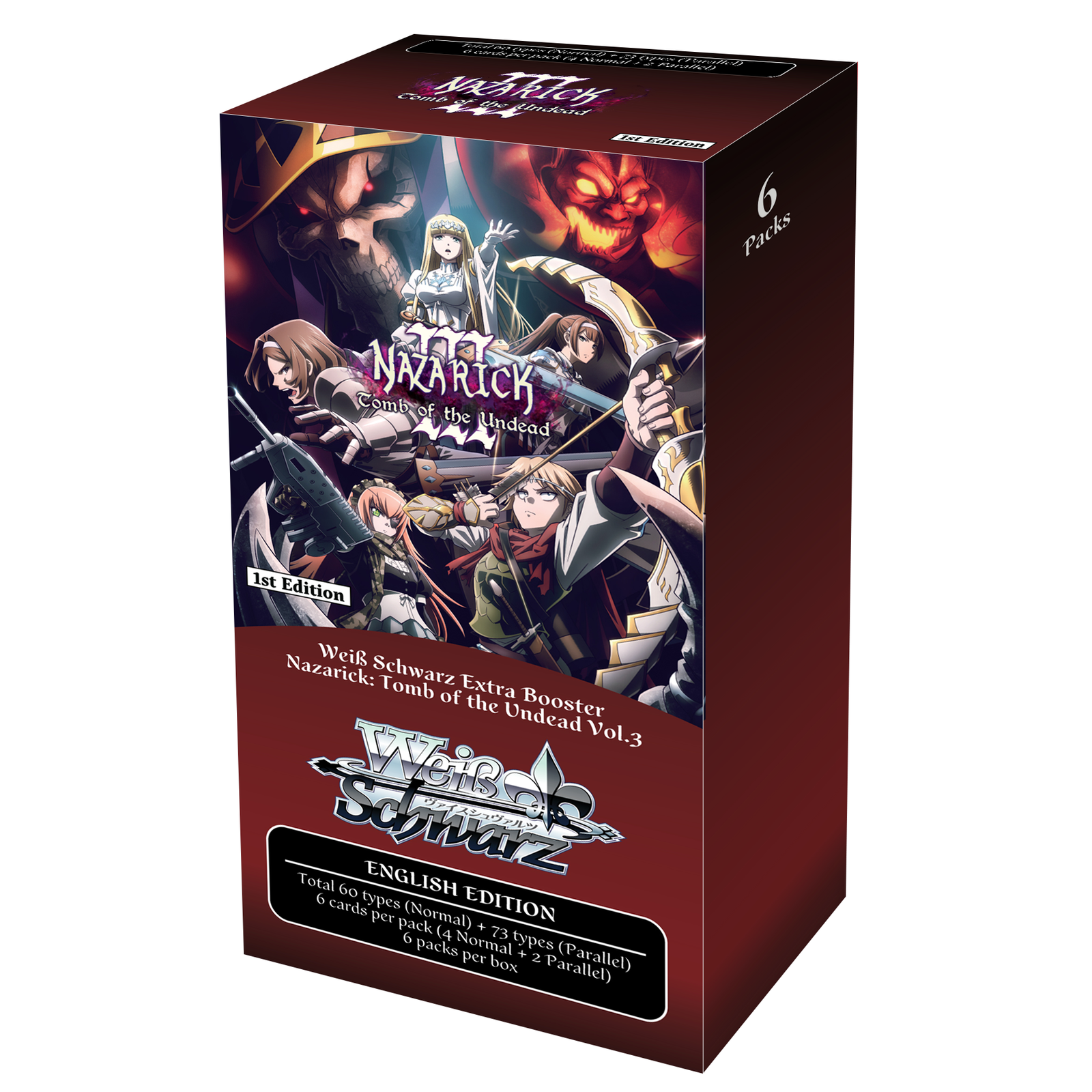 Weiss Schwarz Nazarick Tomb of the Undead Vol.3 Extra Booster Box - Pokeca.NL