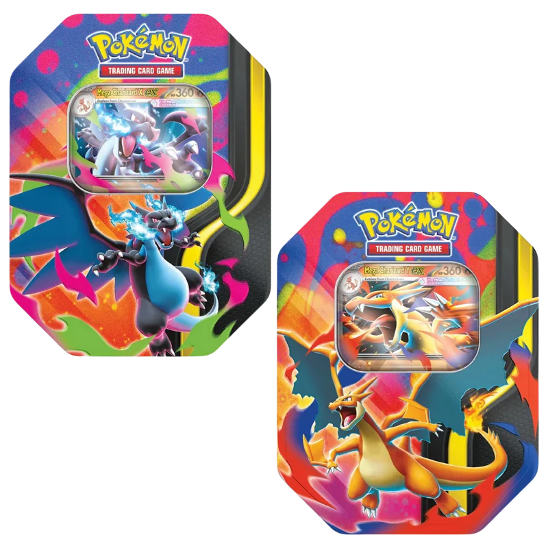 Pokémon Mega Charizard X & Y ex Tin - Set van 2 - Pokeca.NL
