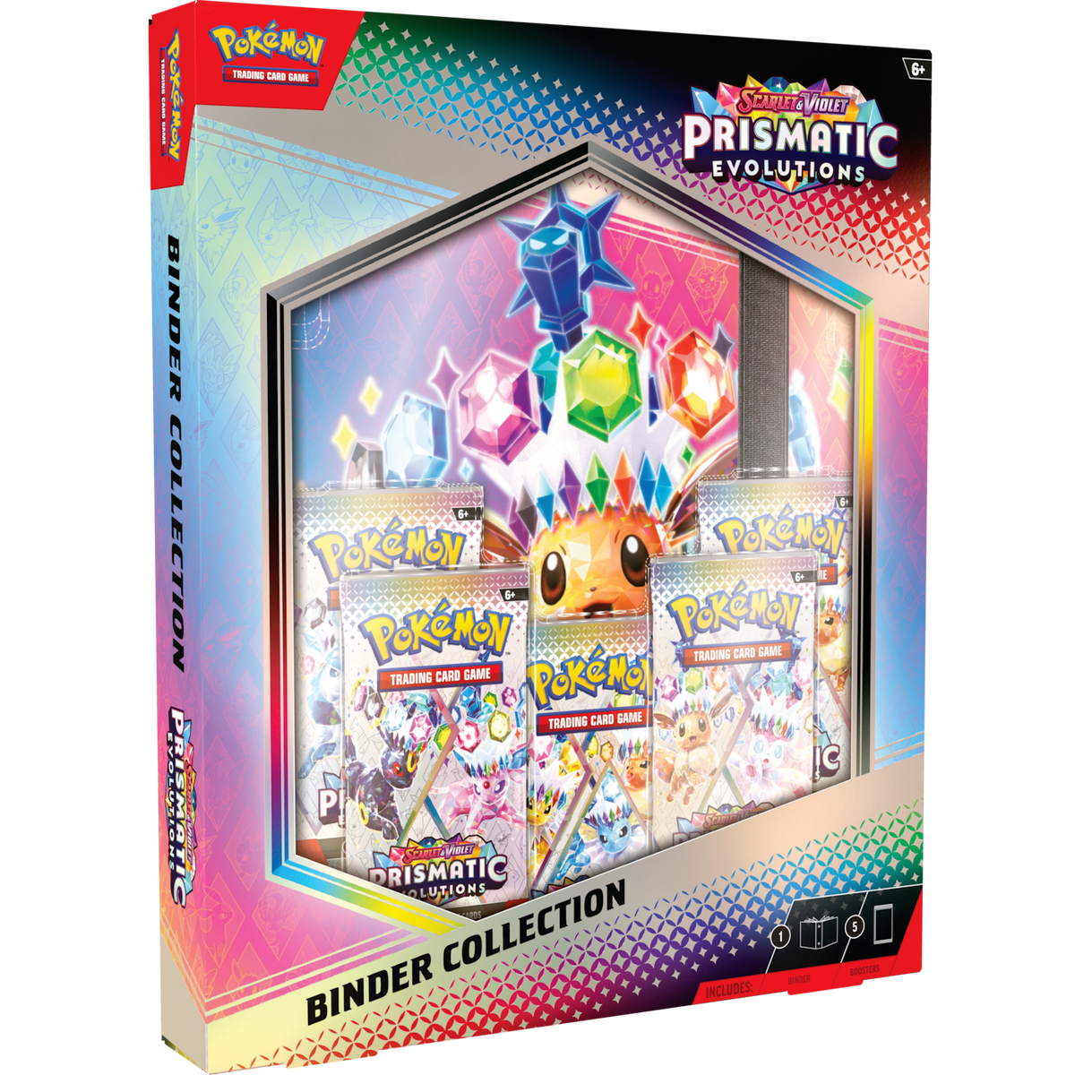 Pokémon Prismatic Evolutions Binder Collection Pre-order - Pokeca.NL