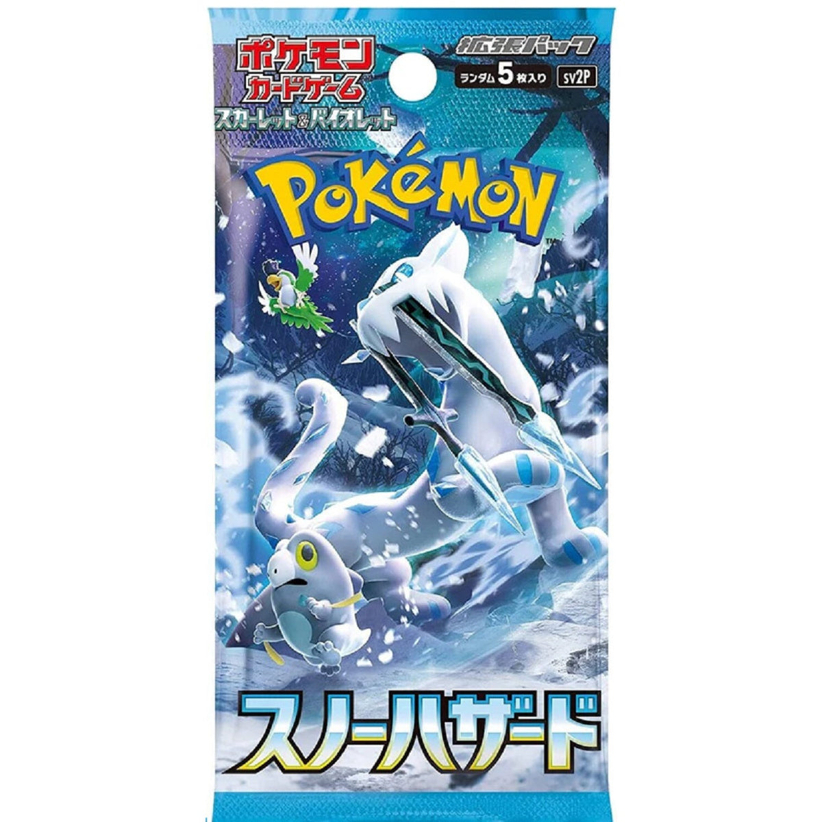 Pokémon Scarlet &amp; Violet Snow Hazard Booster Pack - Pokeca.NL