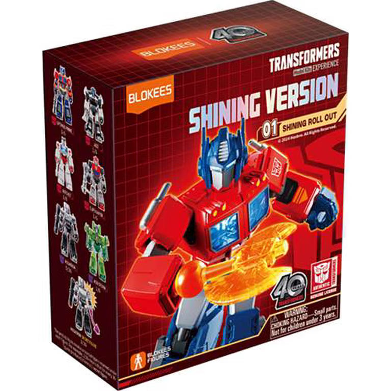 Transformers Blokees Shining 01 (los model uit display) Modelkit