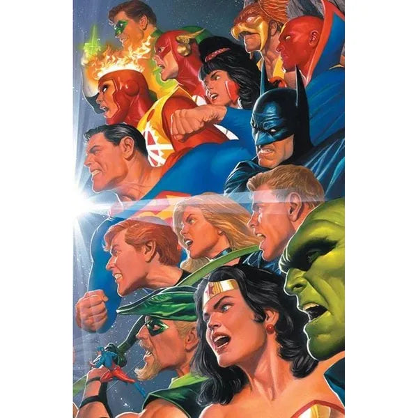 AVENGERS JLA #4 FACSIMILE EDITION CVR B ALEX ROSS DC MARVEL CONNECTING VAR - Pokeca.NL