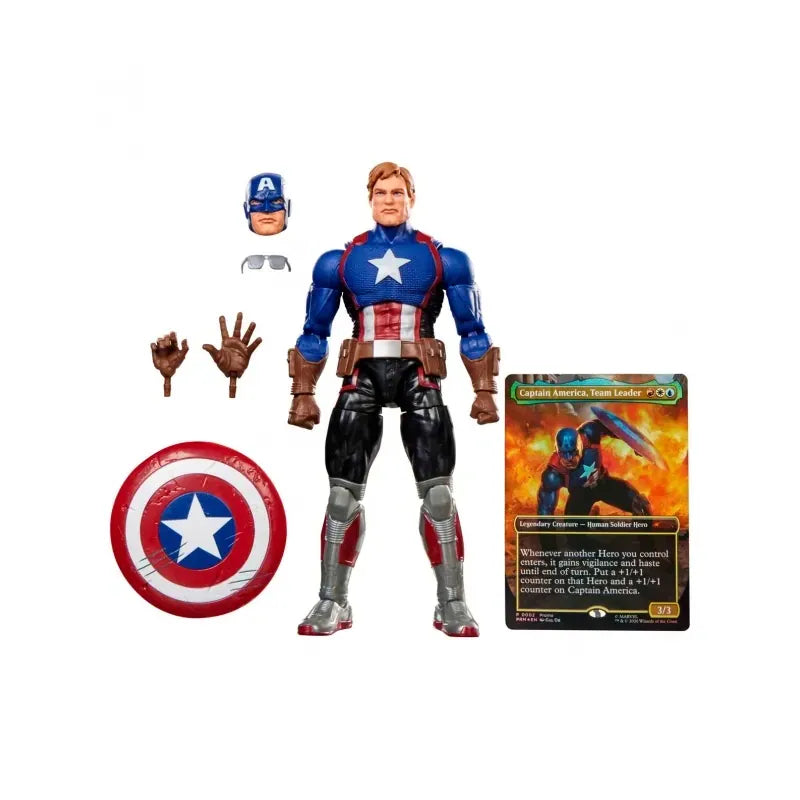 Magic the Gathering Marvel Legends Action Figure Capitan America