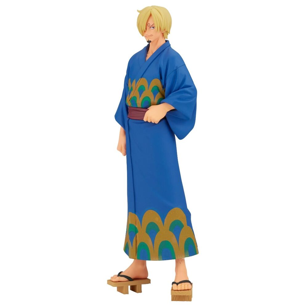 BANPRESTO ONE PIECE DXFWANOKUNI SANJI YUKATA 17cm
