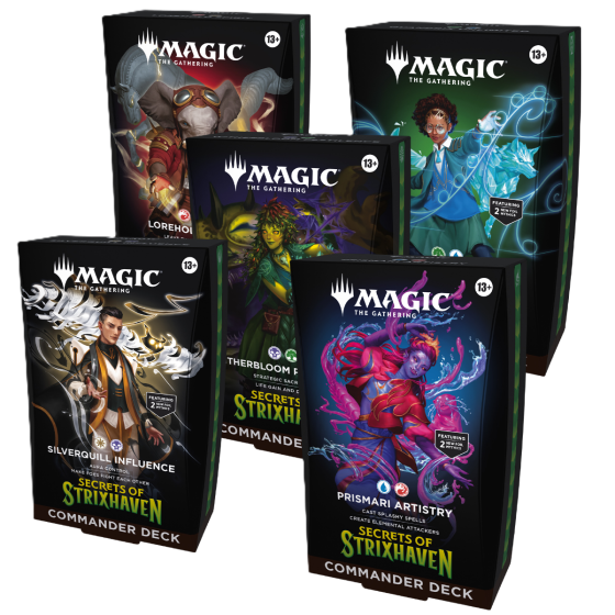 Magic the Gathering Secrets of Strixhaven Commander Deck Display (5ct) - Pokeca.NL
