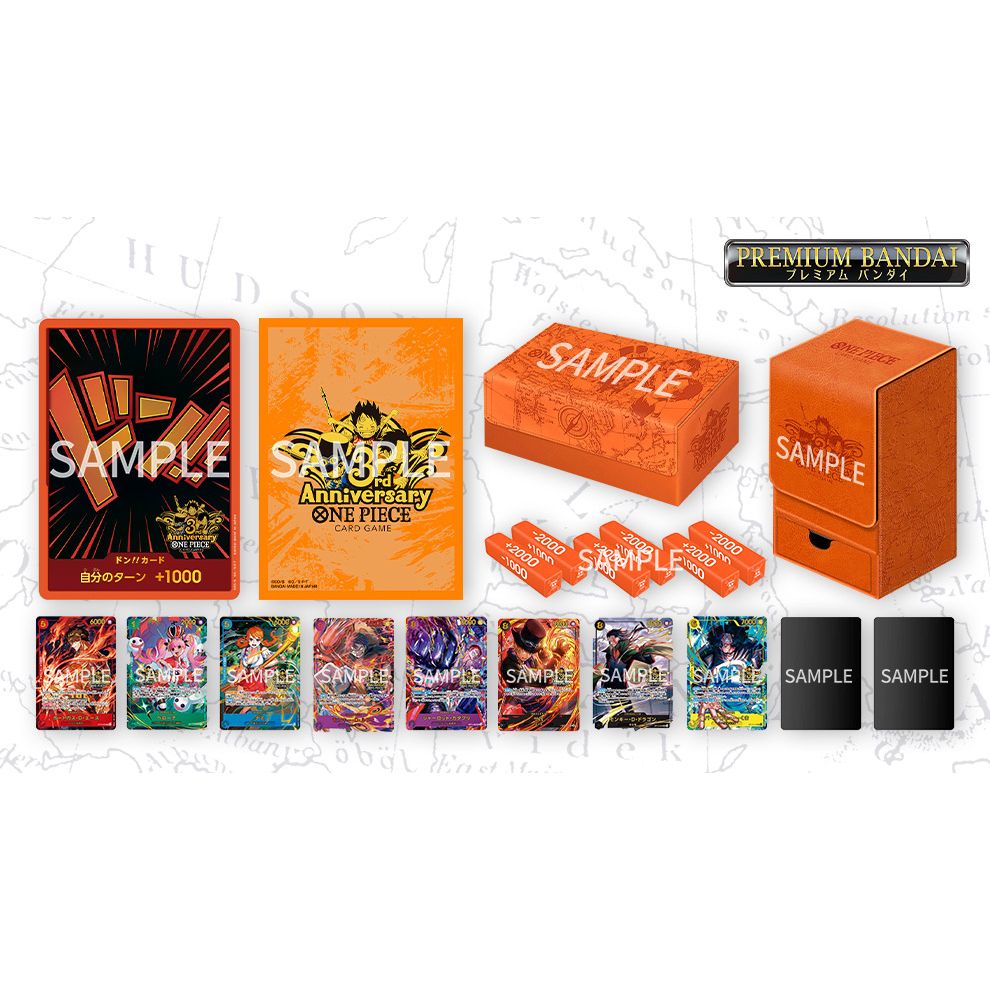 One Piece Japanese 3rd Anniversary Set English Version - Pokeca.NL