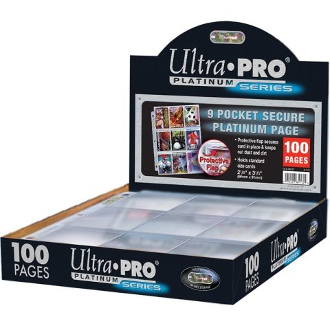 Ultra Pro Pages Top Loading Clear Platinum 100 stuks