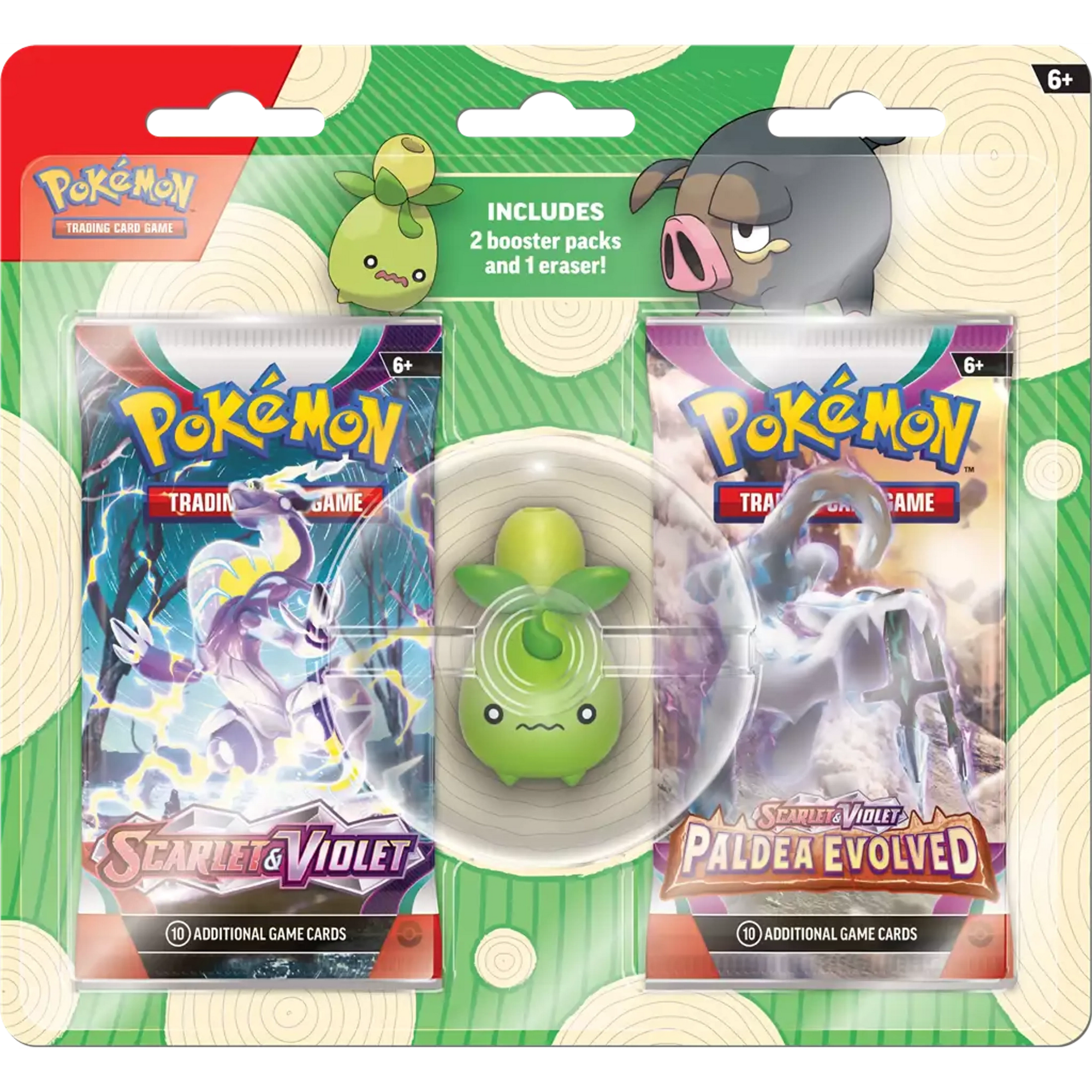 Pokemon Back to School Eraser Blister 2023 - Pokeca.NL