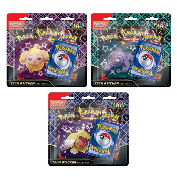 Pokémon Paldean Fates SV4.5 Tech Sticker Collection Blister - Pokeca.NL