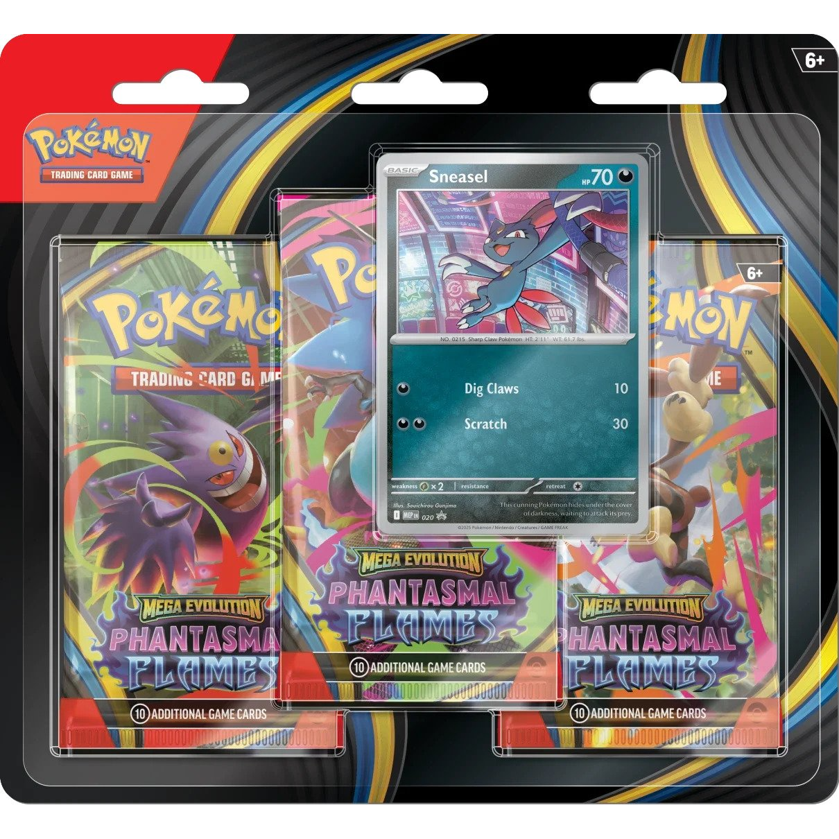 Pokémon Phantasmal Flames 3-Pack Blister - Pokeca.NL