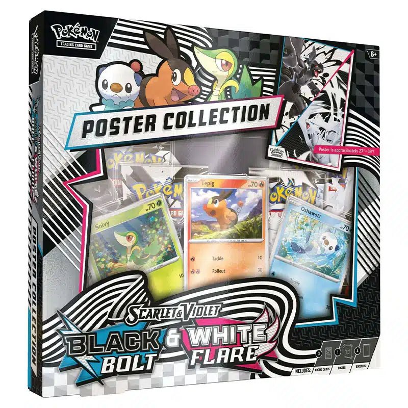 Pokémon Black Bolt & White Flare Poster Collection Box - Pokeca.NL