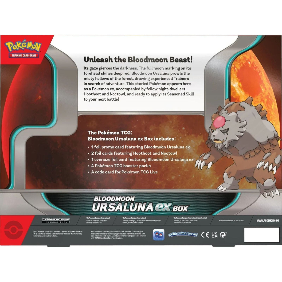 Pokémon Bloodmoon Ursaluna EX Box - Pokeca.NL
