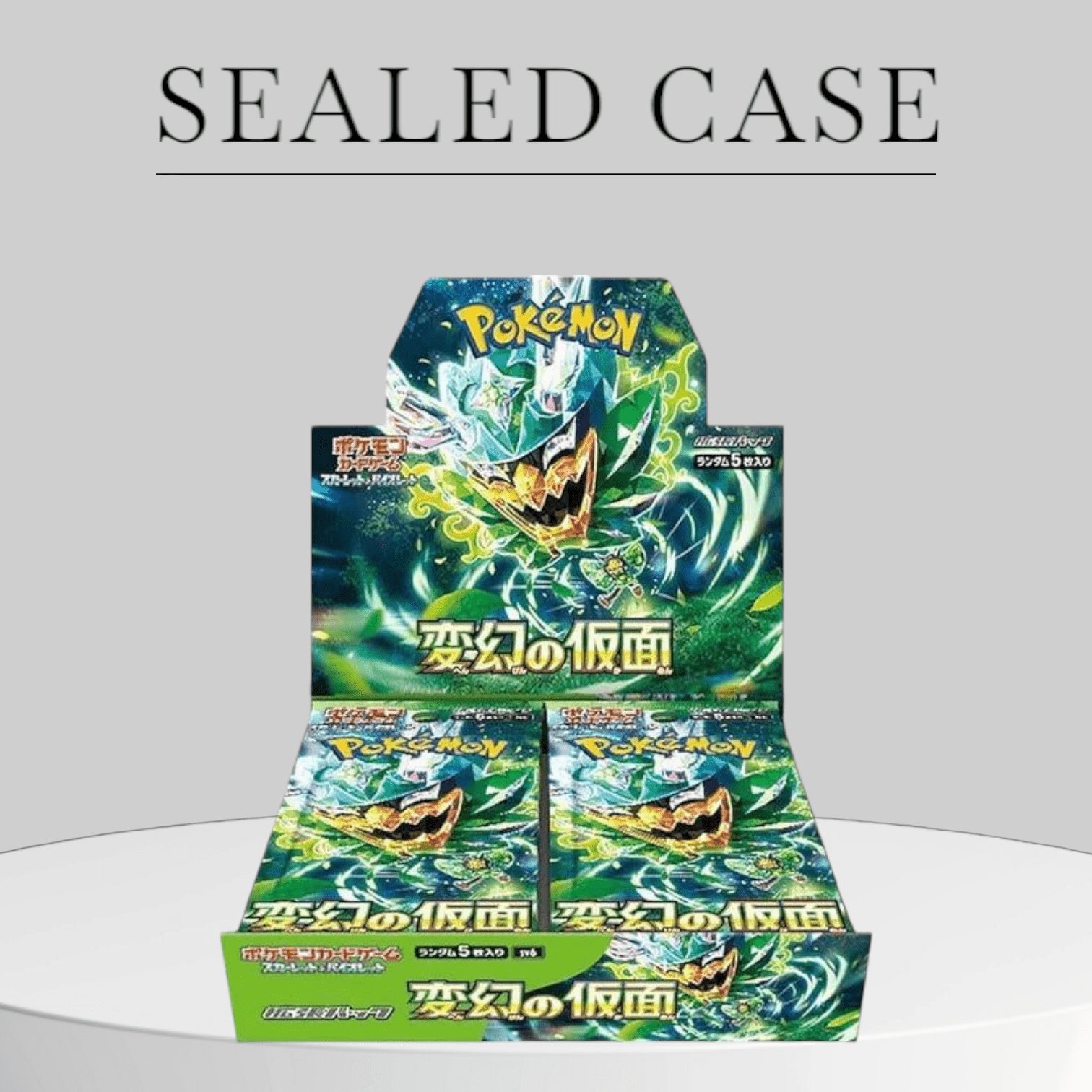 Pokémon TCG Japanse Booster Box Cases
