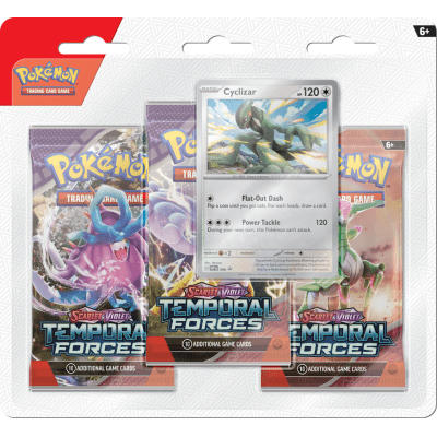 Pokémon Temporal Forces 3-pack Blister PRE-ORDER - Pokeca.NL