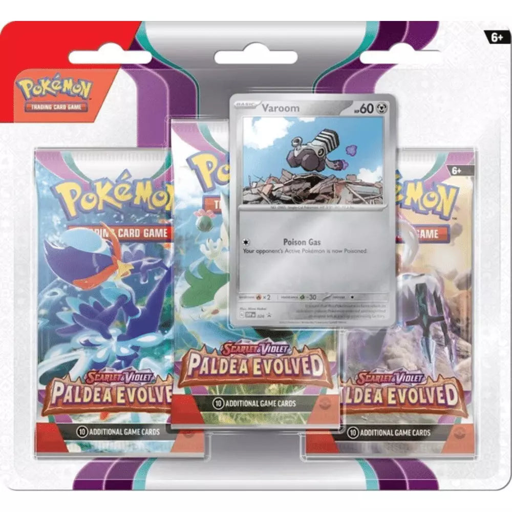 Pokémon Paldea Evolved 3-Pack Blister - Pokeca.NL