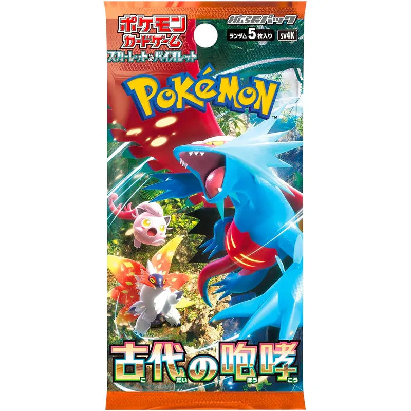 Pokémon Ancient Roar SV4K Booster Pack - Pokeca.NL