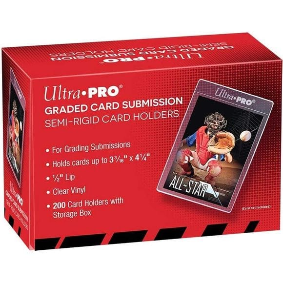Ultra Pro Semi-Rigid Card Holders Lip Tall (200 stuks) - Pokeca.NL