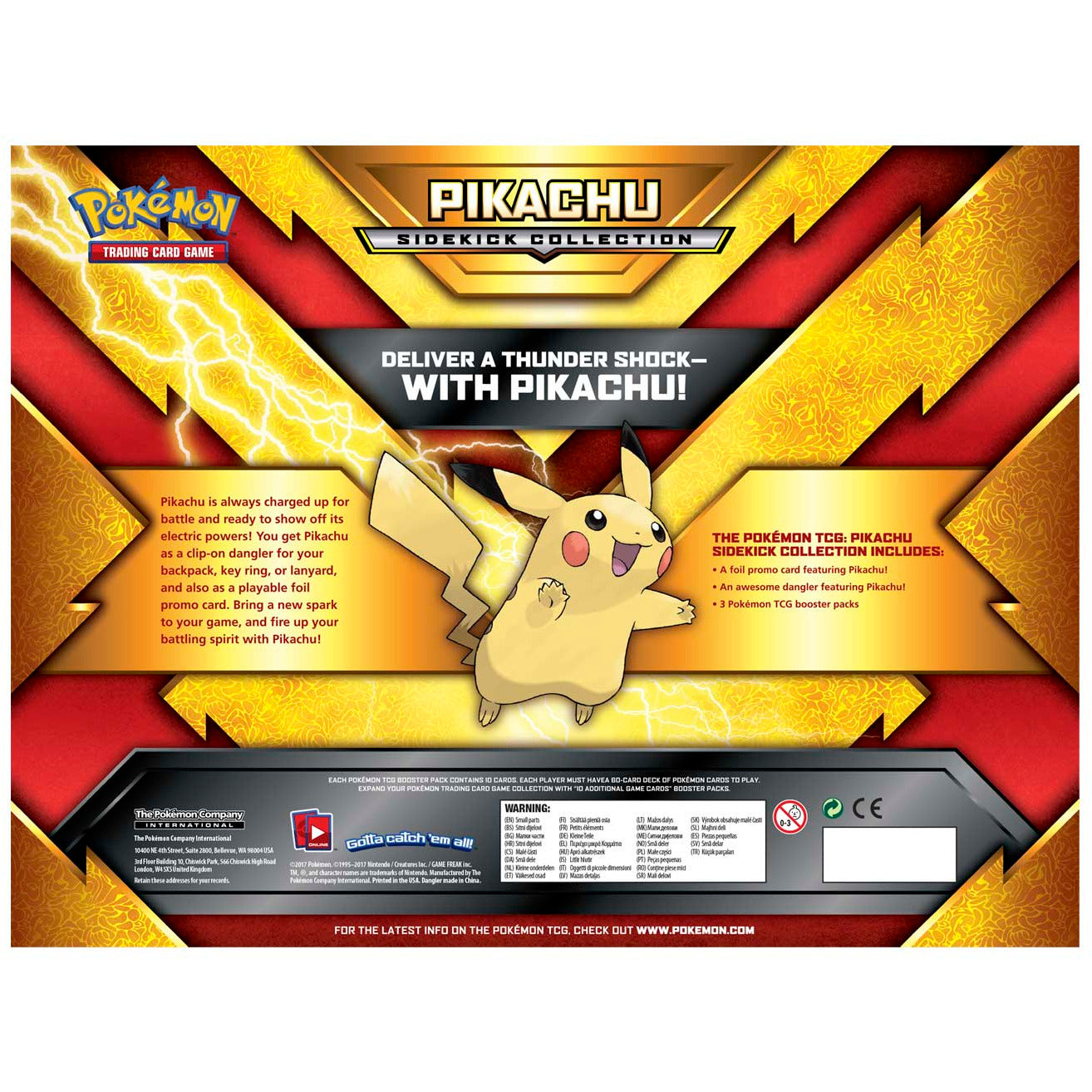 Pokémon Pikachu Sidekick Collection Box - Pokeca.NL