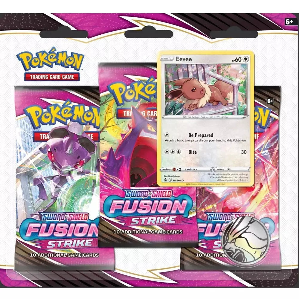 Pokémon Fusion Strike 3-pack Blister Eevee - Pokeca.NL